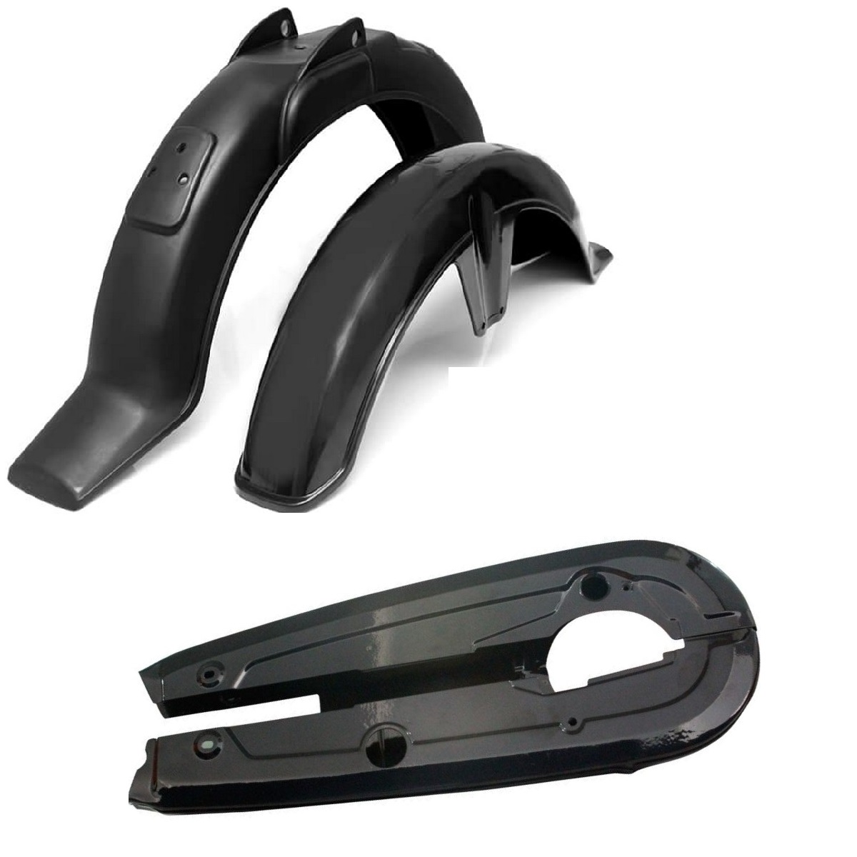 3-pc-motorcycle-plastic-mudguards-plus-chain-cover-set-best-quality---70cc-bike---rust-proof_PD7176