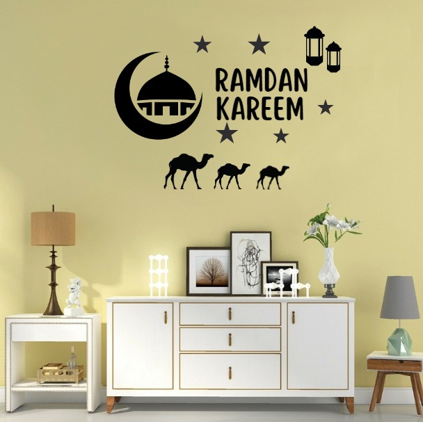 ramdan-kareem-wall-sticker-self-adhesive-black-vinyl-material_PD6269