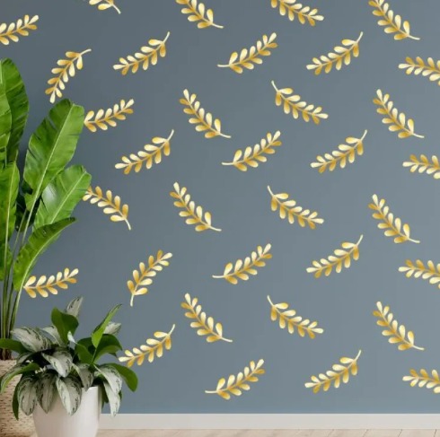 36-shiny-golden-leaves-wall-sticker-decal-for-living-room-kitchen-and-bedroom-home-decoration-item_PD6196