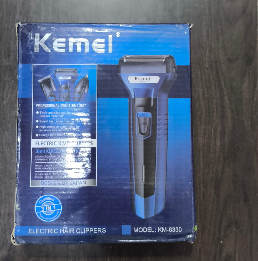 kemei-km-6330---3-in-1-professional-hair-trimmer-nose-beard-trimmer-safe-rechargable-hair-remover_PD4673