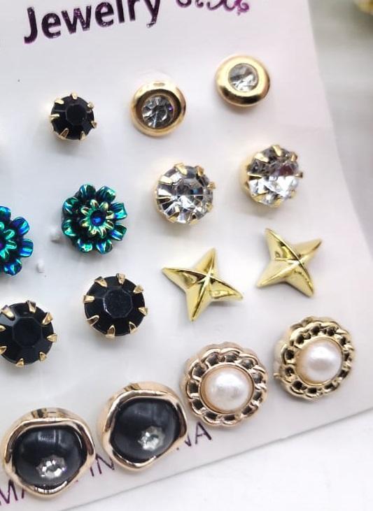 trendy-artificial-stones-ear-studs---blue-nug_PD5212