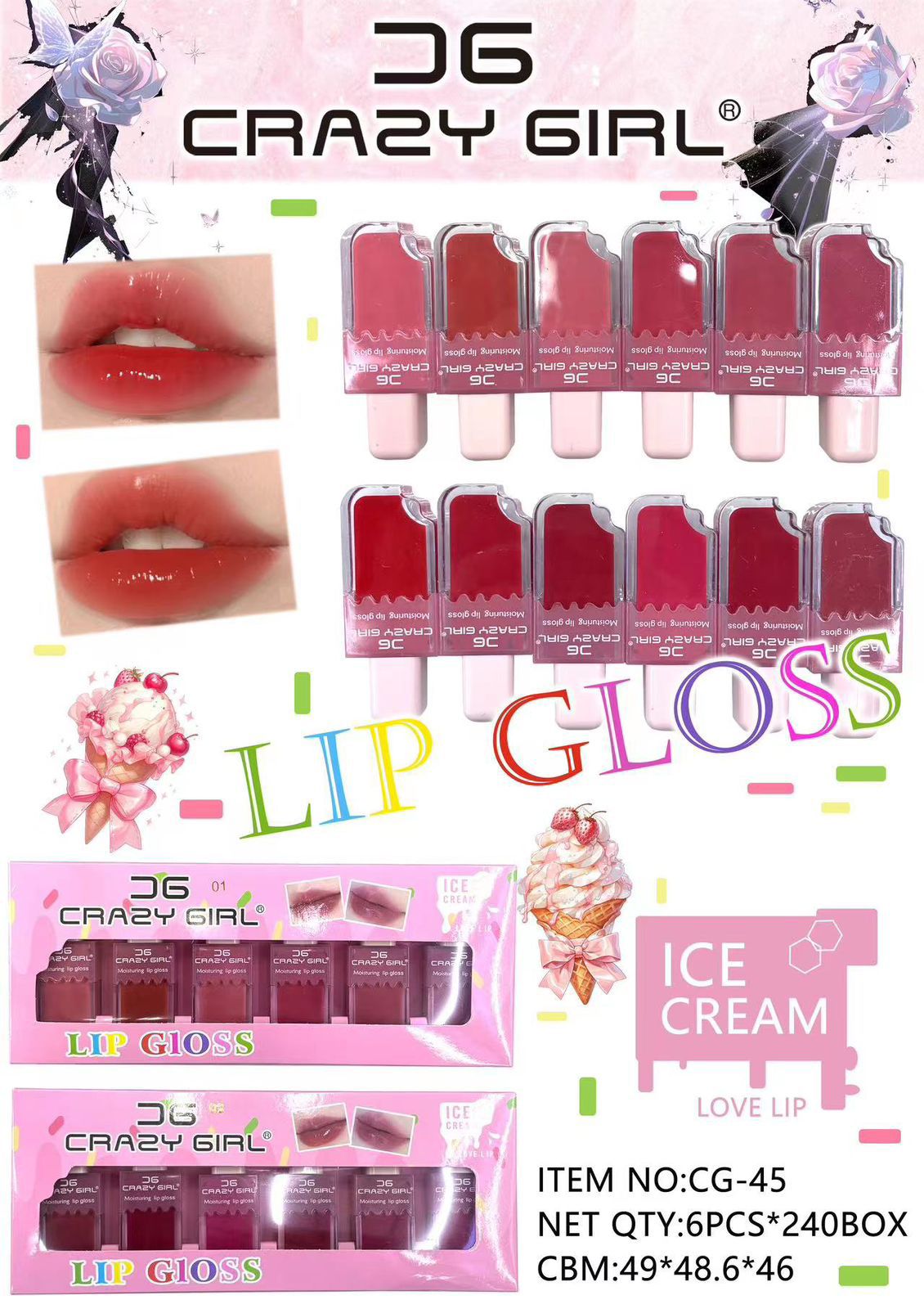 pack-of-6-crazy-girl-ice-cream-matte-lipgloss_PD4440