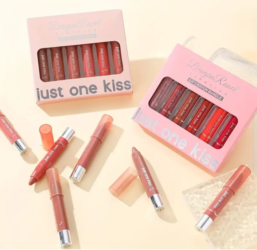 6pcs-set-dragon-ranee-just-one-kiss-lipstick-lip-crayon-bundle_PD2898