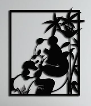 panda-single-penel-wall-decoration-art-home-decorations_PD3853