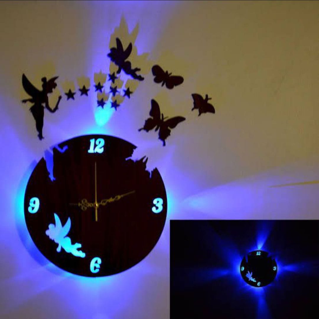 buy-one-get-one-free-3d-wall-clock-with-light-and-pack-of-30-butterfly_PD2997