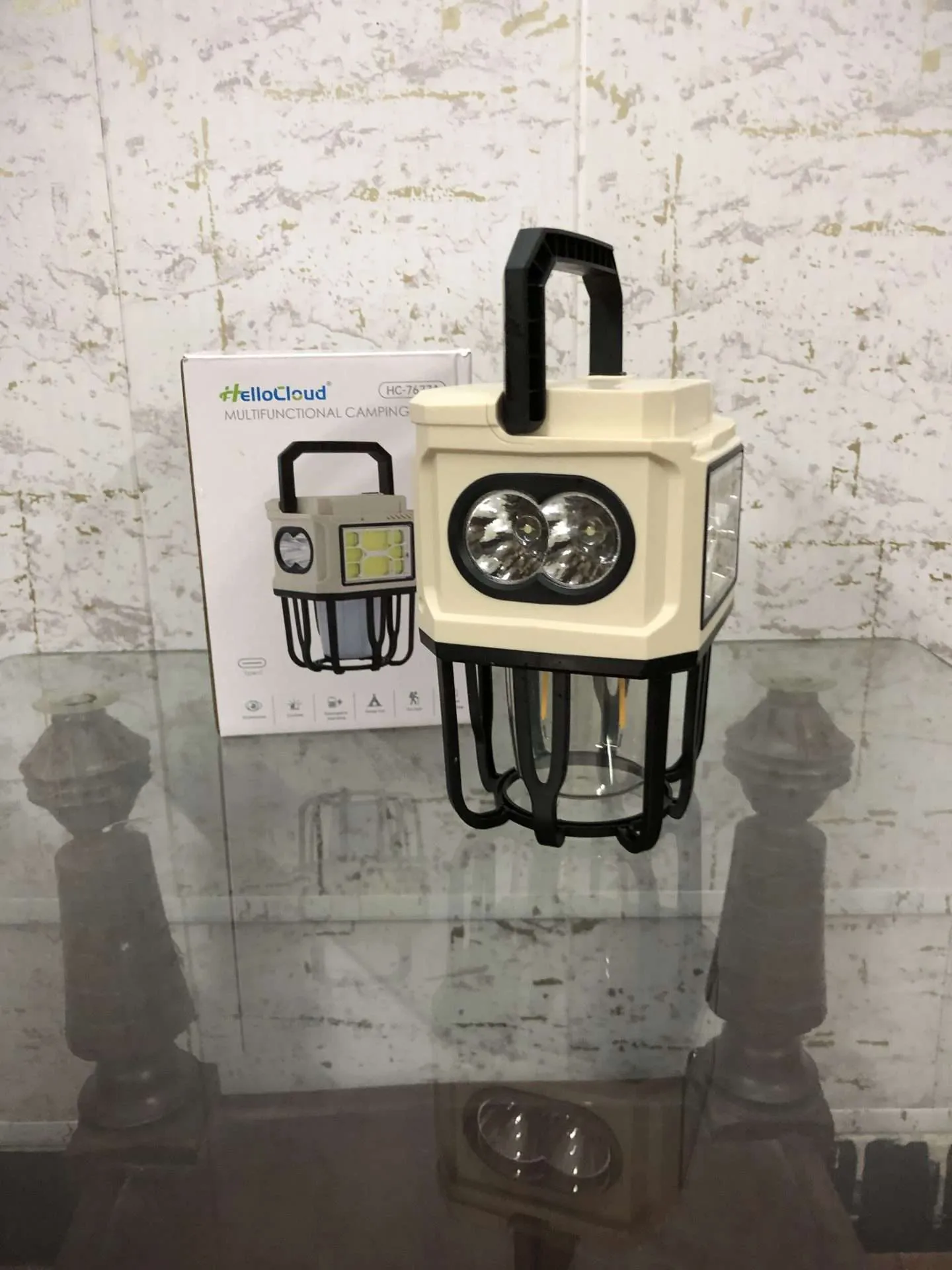 hellocloud-multifunctional-camping-light-dual-bright-amp-warm-modes-solar-amp-usb-rechargeable-lantern-with-power-bankhc-7677a_PD1993