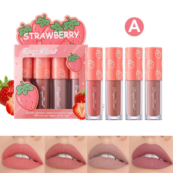 dragon-ranee---3pcs-fruit-velvet-matte-waterproof-lipstick-lipgloss-set-a-strawberry-d6007_PD2517