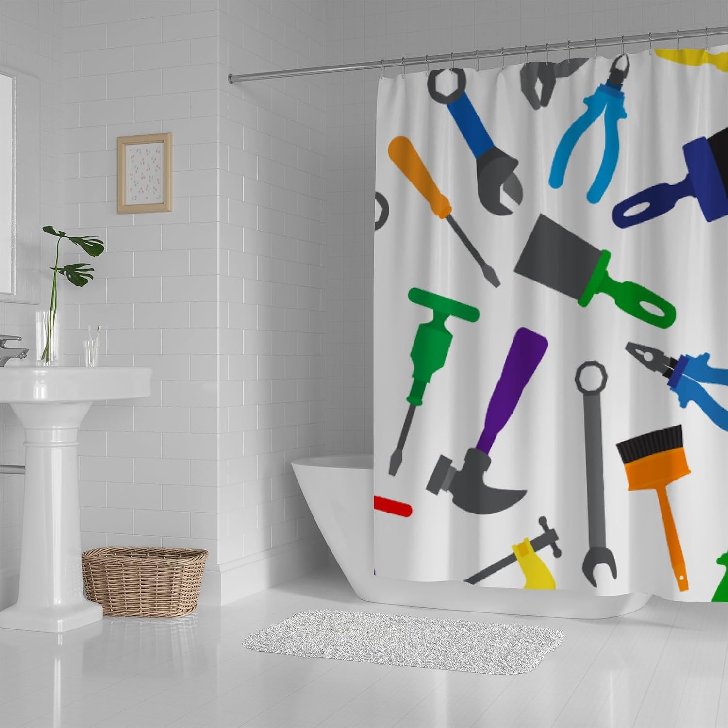 bathroom-shower-curtain-modern-waterproof-with-12-hooksrandom_PD2244