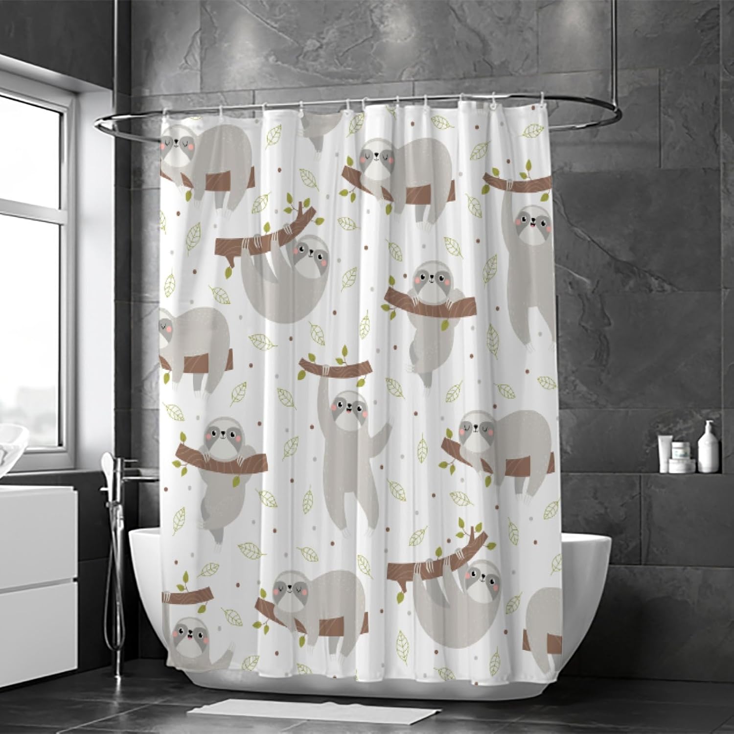 bathroom-shower-curtain-modern-waterproof-with-12-hooksrandom_PD2244