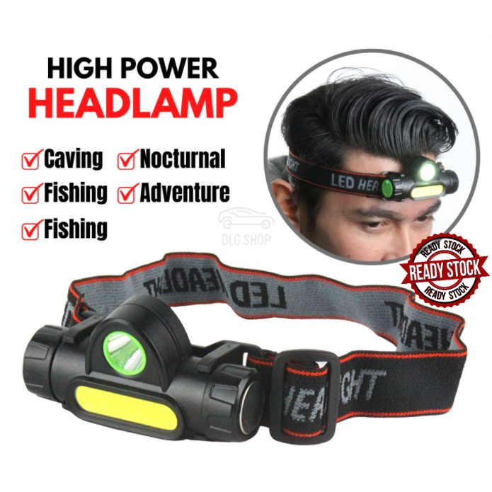 rechargeable-ip65-waterproof-headlight-with-cob-flashlight_PD2818