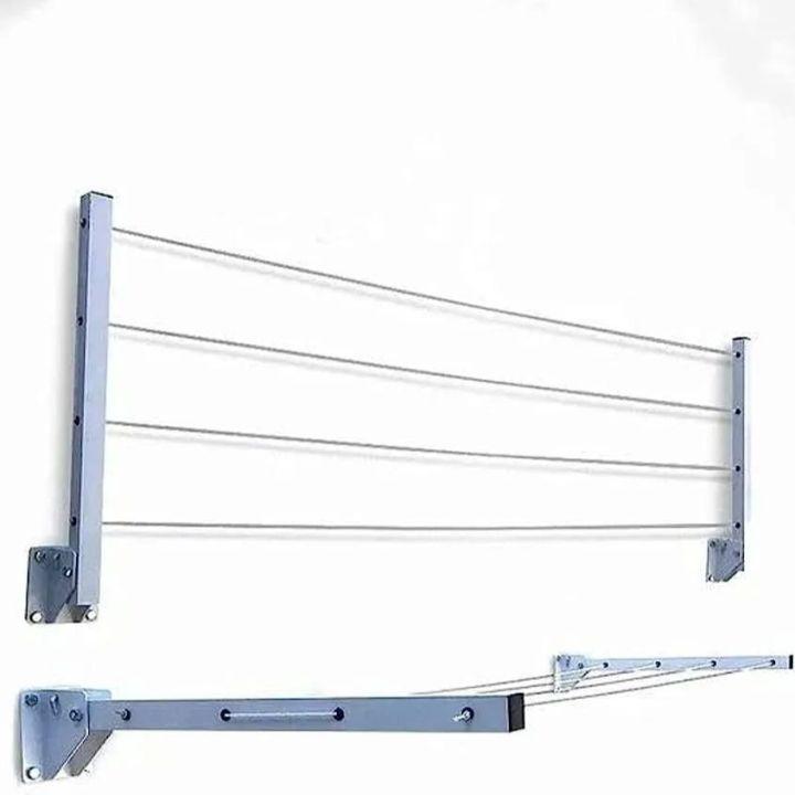 2-pcs-iron-clothes-drying-stand-with-60-meters-rope---durable-wall-mounted-clothes-drying-rack_PD7589