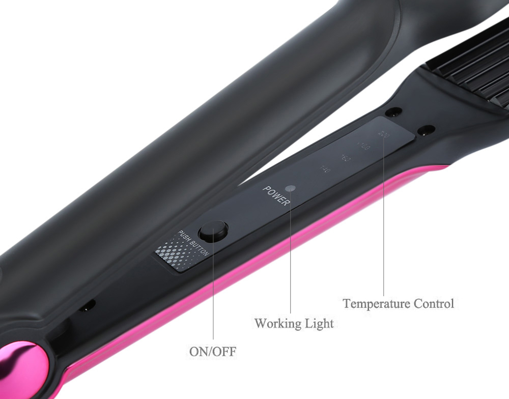 kemei-km---2113-tourmaline-ceramic-coating-styling-tools-fast-heating-flat-iron-professional-electric-hair-straightener-best-quality-straightener_PD8038