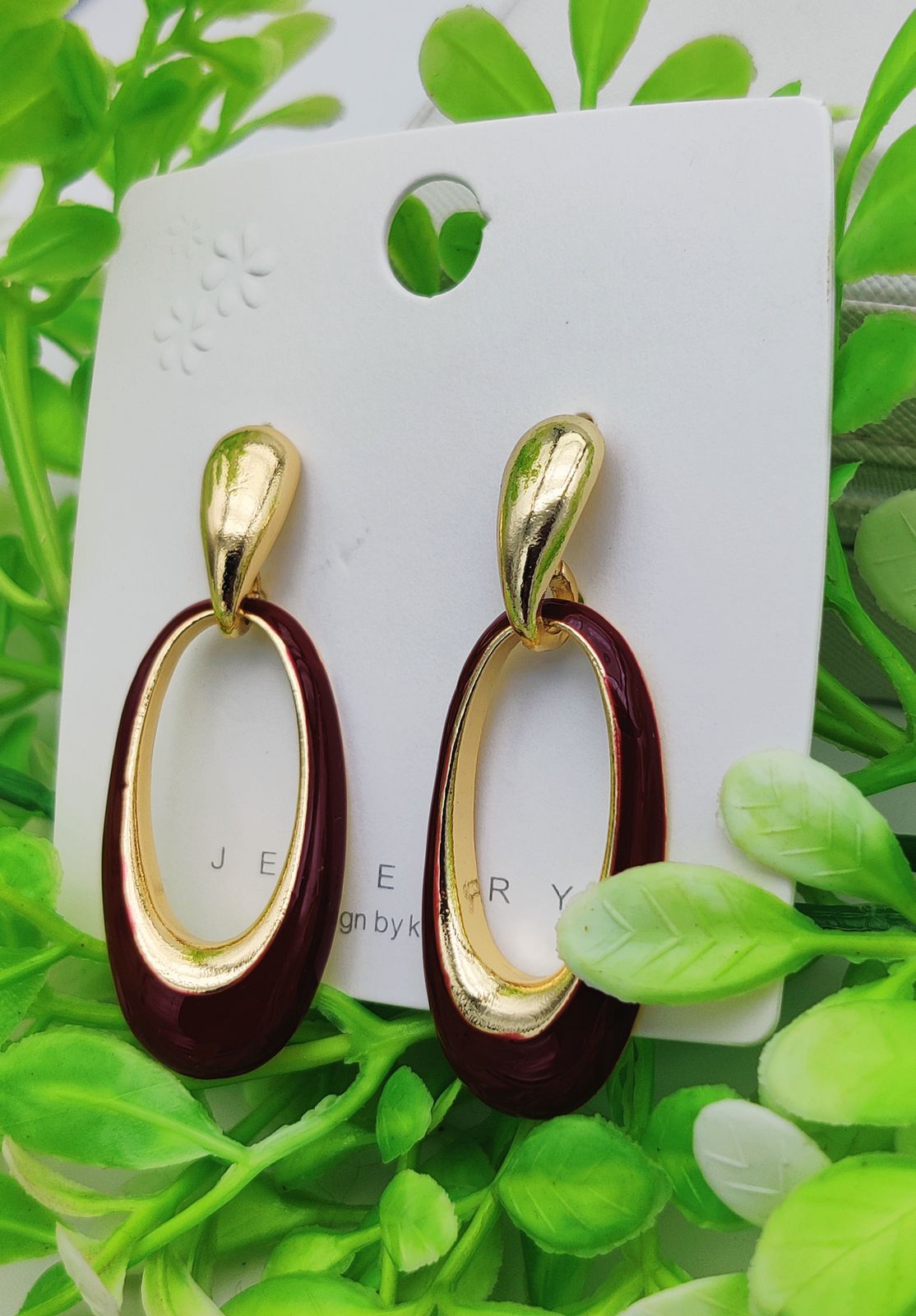 imported-sophisticated-gold-plated-oval-drop-earrings-modern-elegance-redefined-earrings-for-girls-amp-women-luxurious-feeling_PD66