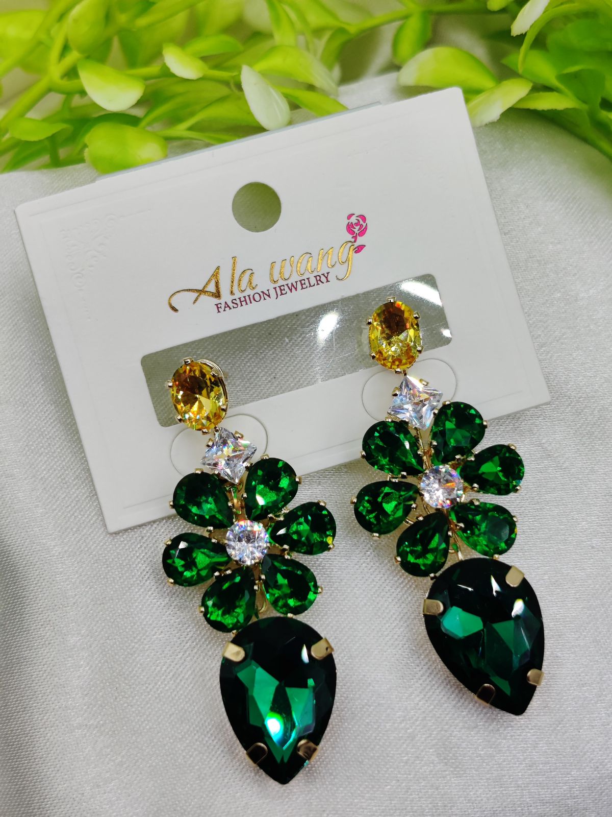 imported-emerald-radiance-floral-drop-earrings-a-royal-statement-luxury-looks-earrings-for-girls-amp-women_PD7793