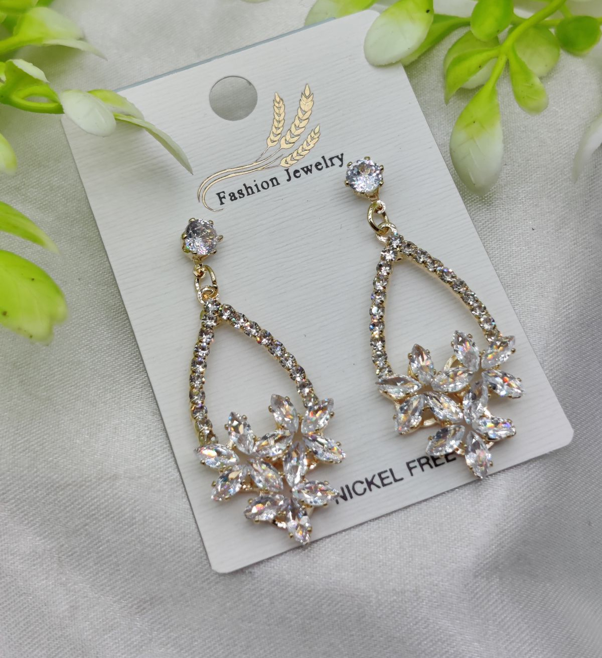 imported-elegant-crystal-floral-drop-earrings-nickel-free-earrings---luxurious-gold-finish-best-quality-artificial-earrings-for-girls-amp-women_PD7534