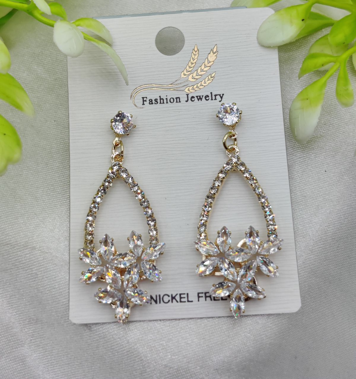 imported-elegant-crystal-floral-drop-earrings-nickel-free-earrings---luxurious-gold-finish-best-quality-artificial-earrings-for-girls-amp-women_PD7534