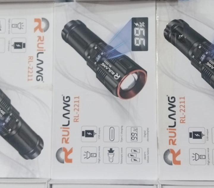 ruilang-rl-2211-model-2km-long-range-torch---flashlight-waterproof-torch-with-power-bank-9800mah-battery_PD7569