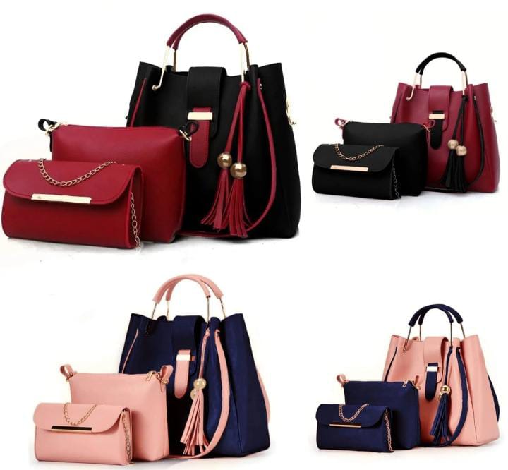 3-pcs-womens-leather-plain-hand-bag-set-for-women-fashionable-new-style-bags-shoulder-bag-cross-body-bag-amp-hand-bag-set_PD7486